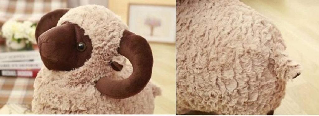 Sheep Body Pillow, Soothing Body Pillow with One or Two Sheep Designs for a Deep Sleep, Fluffy Interior Decor, Perfect Gift for Children or Her,