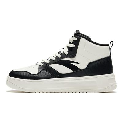 Comfortable Versatile High-Top Sneakers Women Sneakers White Black 922448002Q-3