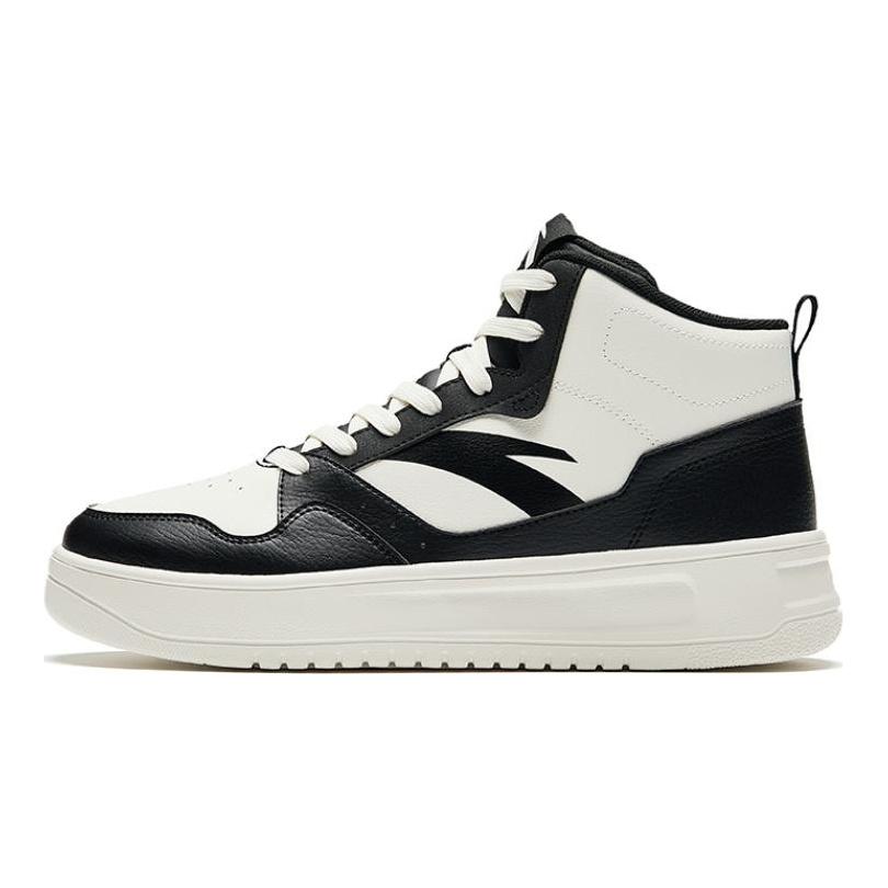 Anta Relaxed Slip Resistant, Abrasion Resistant, Lightweight, Breathable, Height Increasing High top Skateboard Shoes 922448002Q-3
