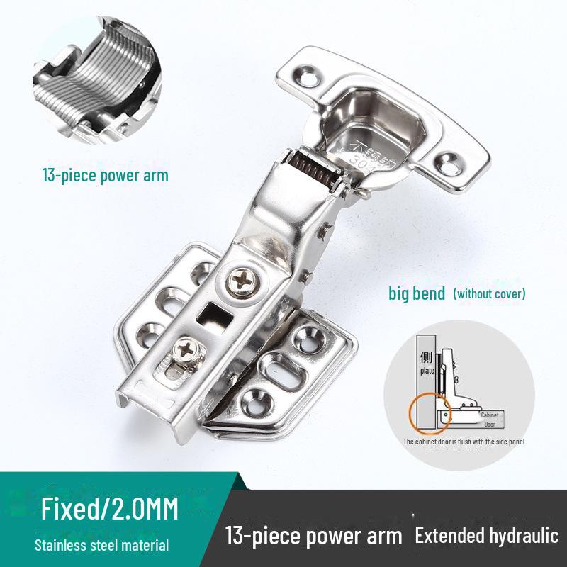 Balama hidraulică cu arc tampon din oțel inoxidabil 304 pentru uși de dulap și dulap