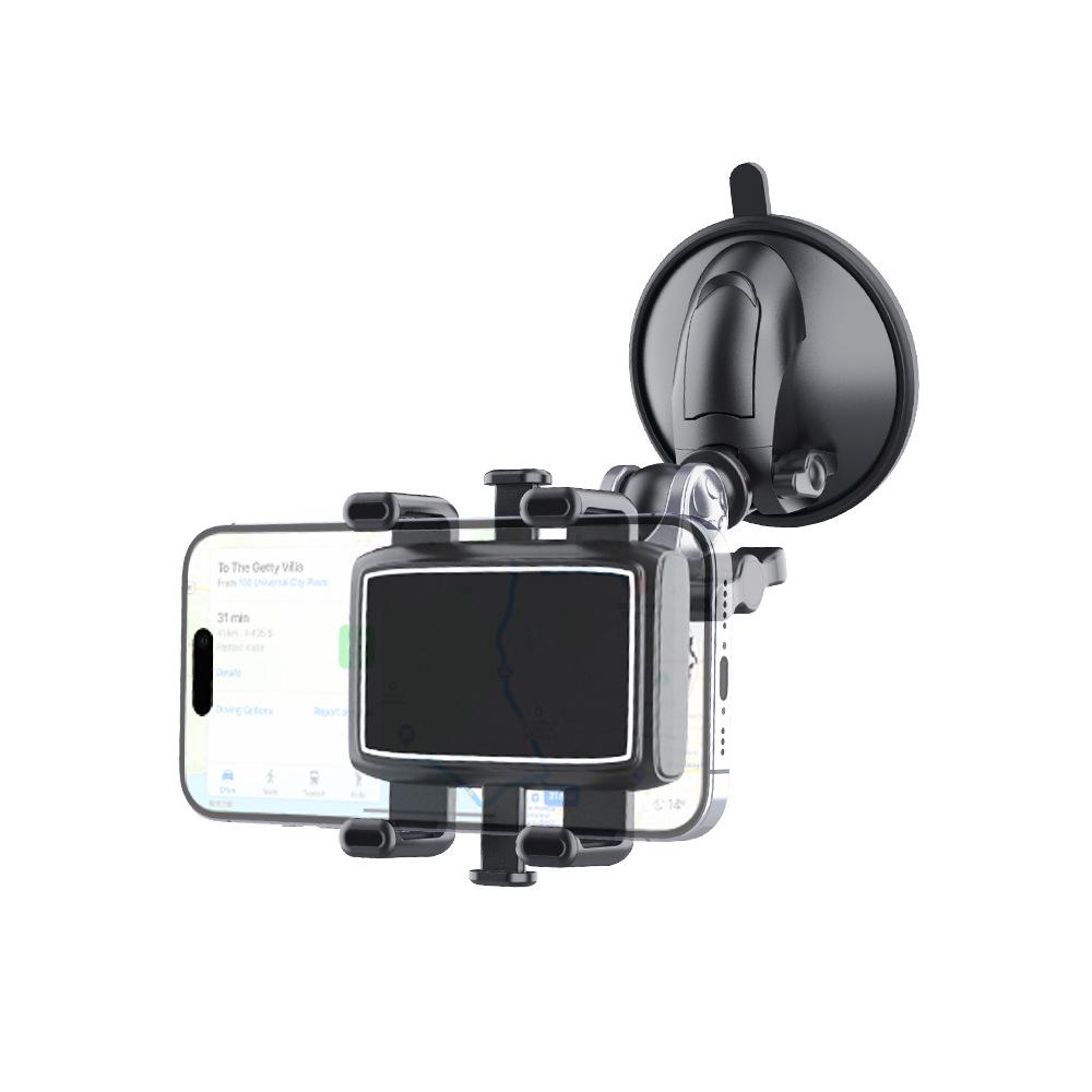 Universal Rotating Suction Cup Phone Holder for Car Windshield Navigation