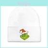 The Grinch Print Knit Hat With Earmuff Protection For Winter Warmth And Unisex Use