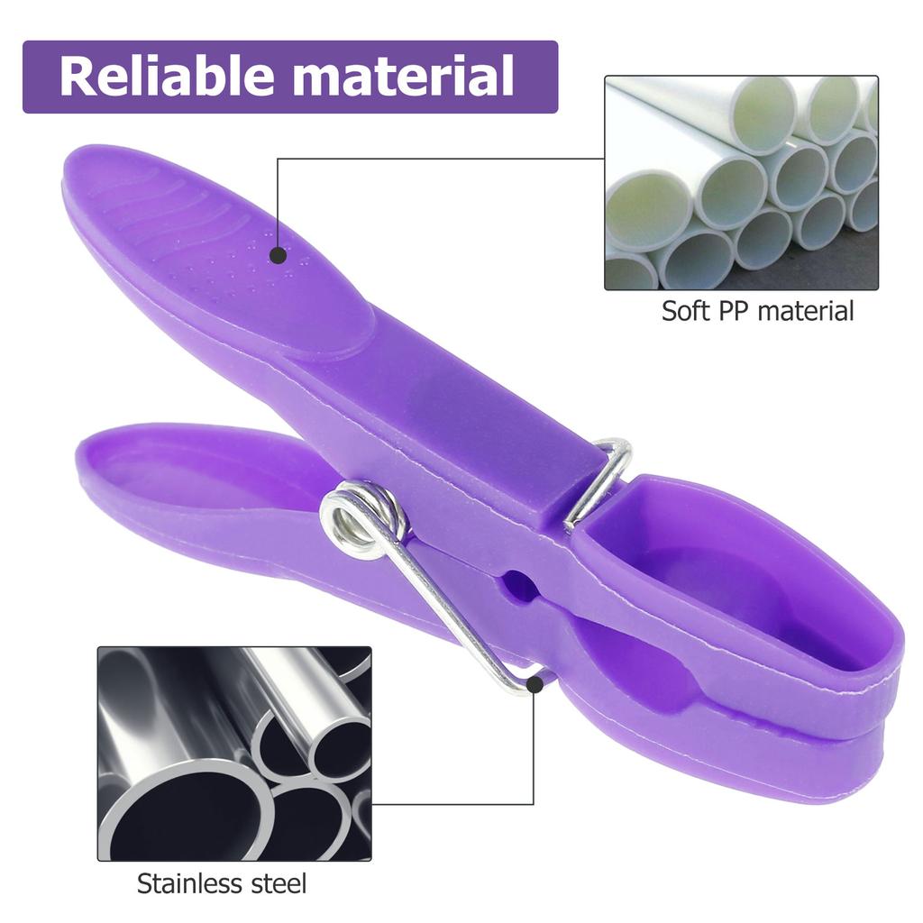 24/48pcs Clothes Pegs Plastic Color Clothes Clips Multi-purpose Washing Line Strong Windproof Washing Clips Home Laundry Pegs