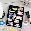 50PCS Russian Motivational Stickers Hand-Painted Graffiti Decorative Stickers for Cups, Notebooks, Phones, and Luggage