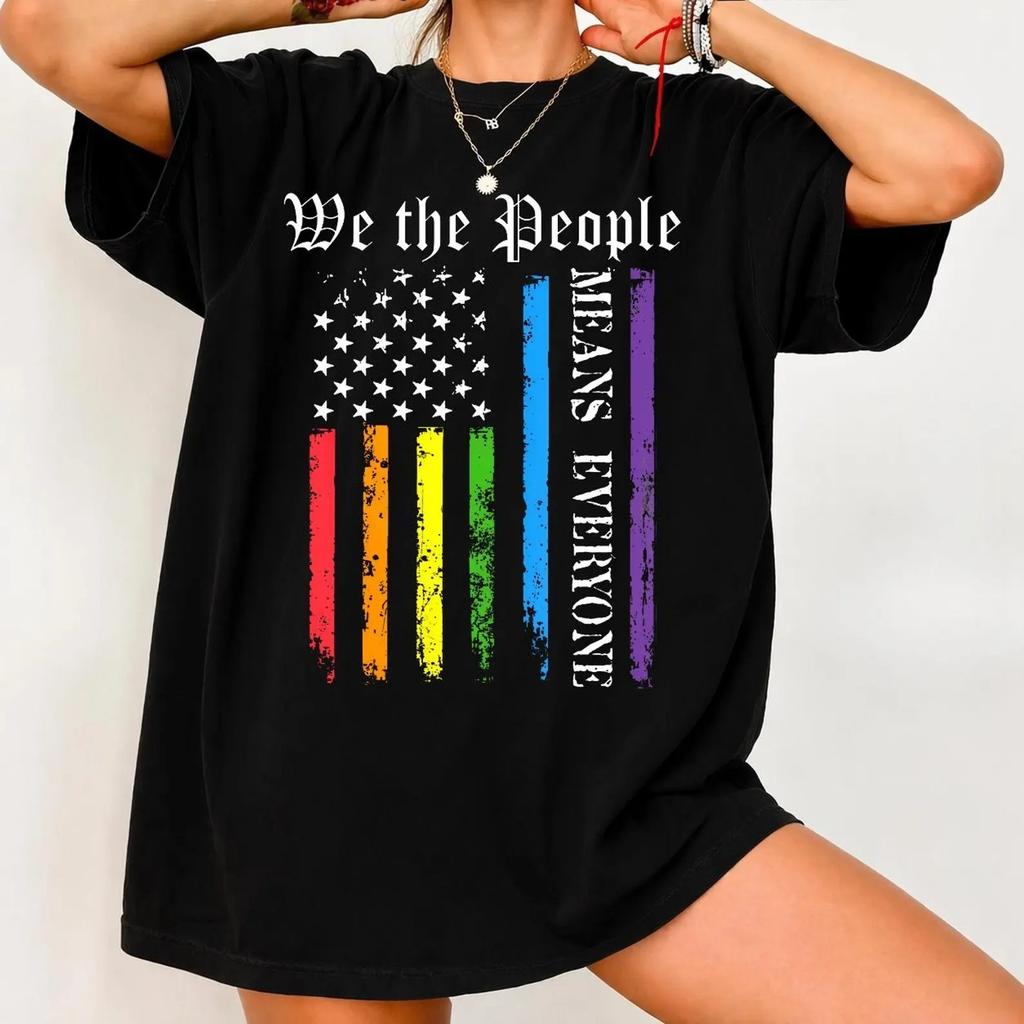 We the People Means Everyone, LGBTQ American T-Shirt