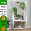 Multi-Tier Bamboo Wood Plant Stand & Storage Shelf