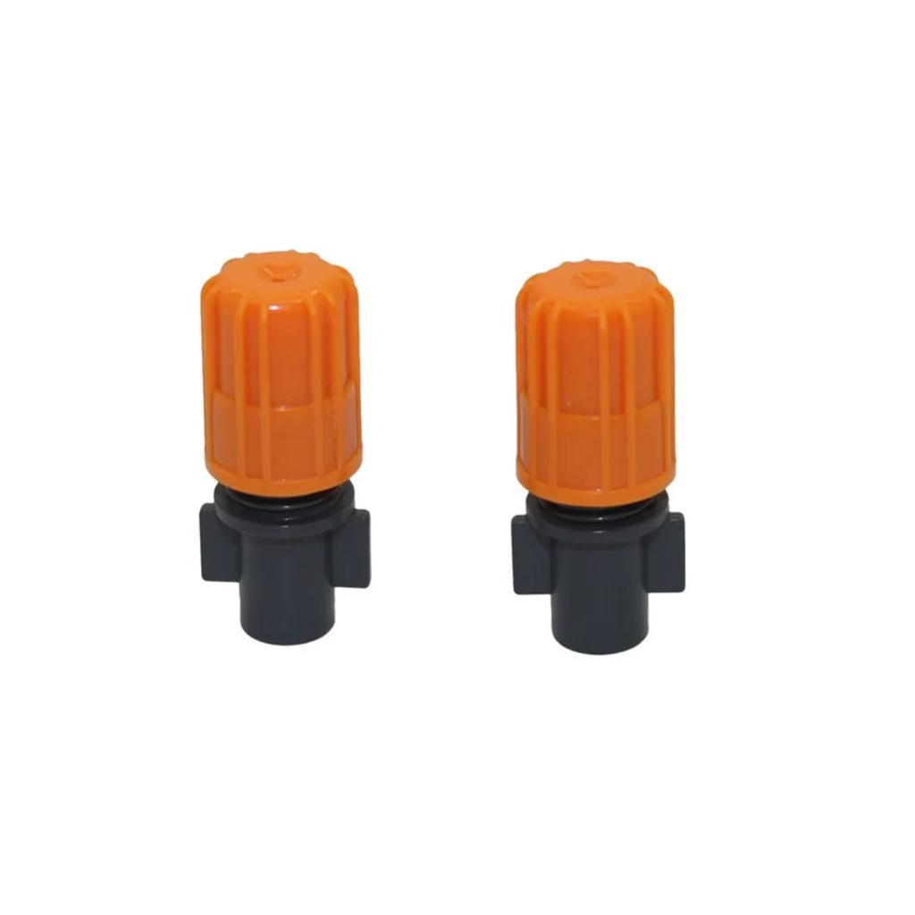 20ks 6mm Oranžové mlžící trysky Sady 1/2" Vnitřní/Vnější závit 5/6/7-cestné Vícehlavé postřikovače Zahradní trávník Mikrozavlažovací postřikovače