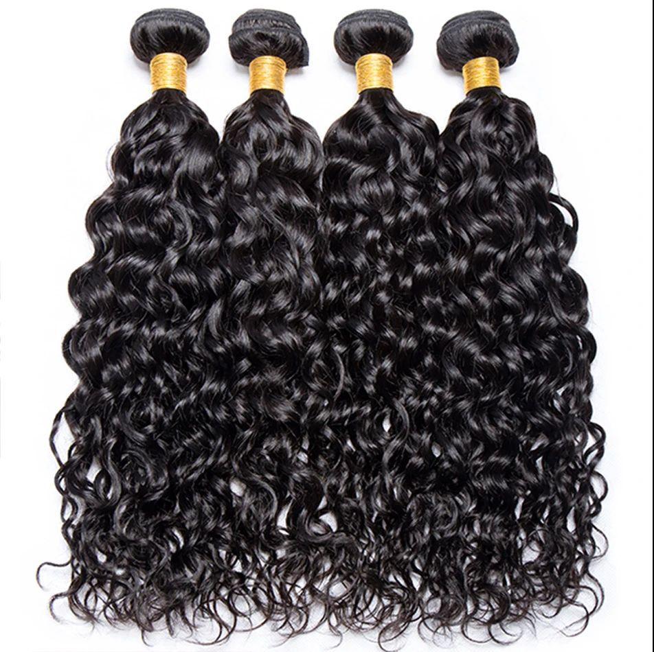 10A Mink Brazilian Virgin Hair Bundle 50g Unprocessed Virgin Brazilian Wavy Hair with Thick Ends and Layered Hair Extensions