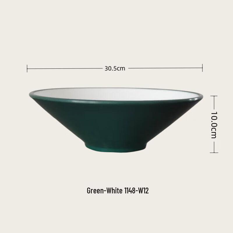 Jijun Japanese Style Melamine Noodle Bowl (10-Pack)