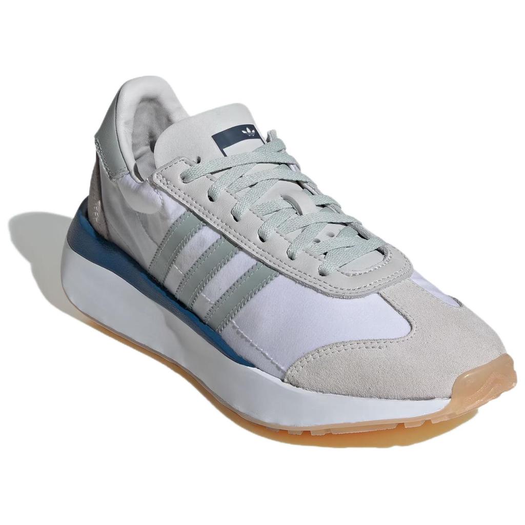 Adidas Originals Country Xlg Leather Suede Classic Retro Non-Slip Durable Low-Top Lifestyle Casual Shoes Unisex sneaker White Gray ID8334