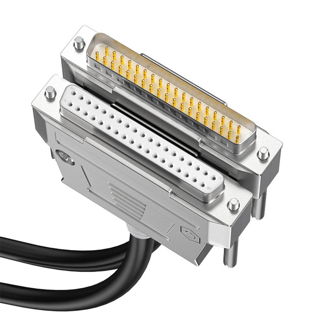 Quality DB37 Cable DB37 Male To Male Copper Extension Cable 37 Pin Cable Shielded Cord for Secure Data Transmission