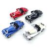 1PC 1:38 alloy classic car retro 500K car model static collection gift cake ornament