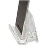 Support acrylique de téléphone portable transparent