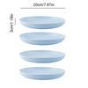 4/16Pcs Wheat Straw Tableware Set Eco Friendly Unbreakable Dinnerware Kitchen Cutlery Kids Dishes Eating Cutlery Camping