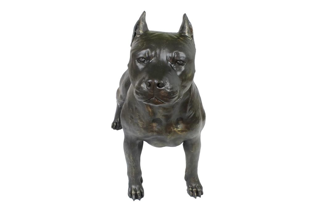 Staffordshire Bull Terrier, Staffik, Staffi I - Statuetka Psa W Naturalnym Rozmiarze, Figura W Skali 1:1, Posąg Do Ogrodu Marki Art-Dog
