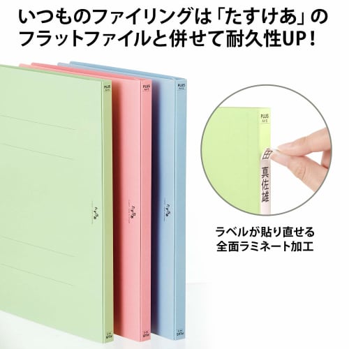 Plus index A4 2 holes Tasukea Removable label No printing 5 mounts 98-081 x 3 Total 30 sheets