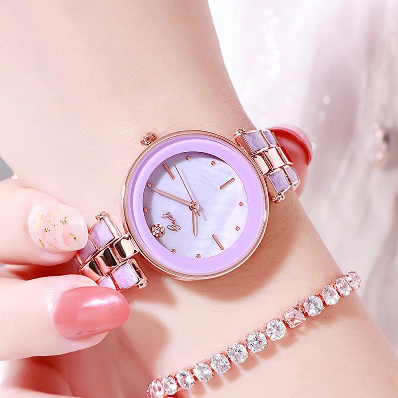 Gedi Womens Fashion Quartz Watch With Steel Band And Waterproof Feature For Casual Wear