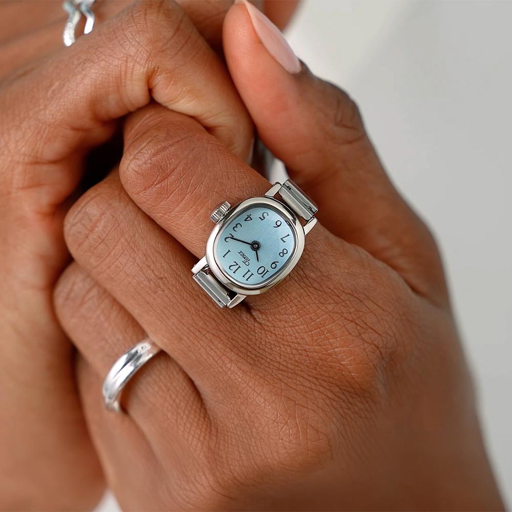 TIMEX Cavatina Mini 16mm Ring Watch TW2Y77200