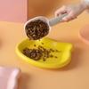 4Pcs Cat Bowl Plastic Anti-Tipping Feeding Bowl Weighted Structure Feeding and Drinking Bowl Spill Proof Pet Bowl for Cats and Dogs Durable Pet Food
