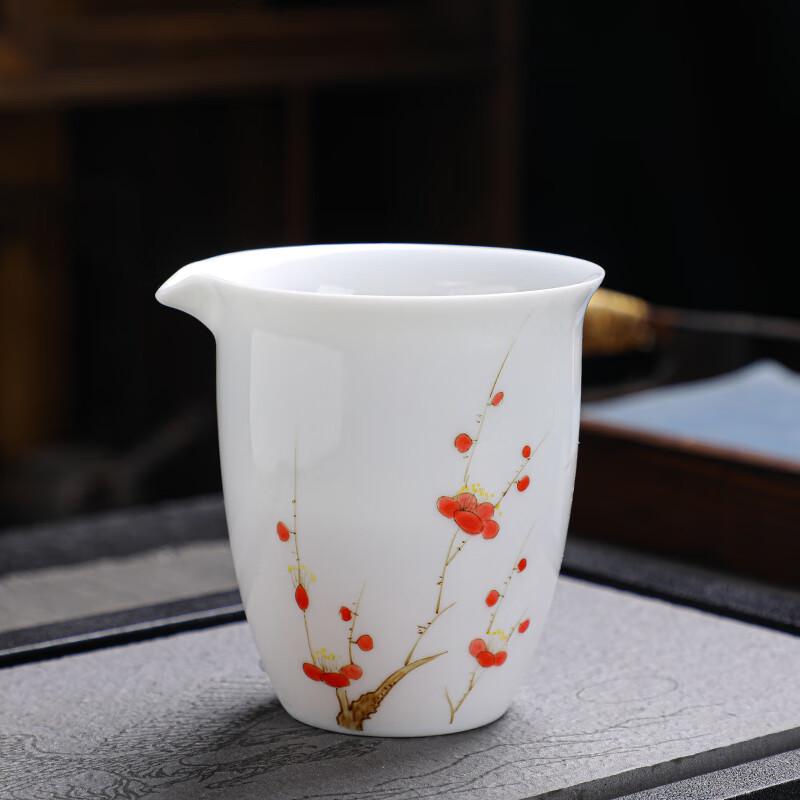 Tuopai Proud Snow Cold Plum 10-Piece Ceramic Tea Set