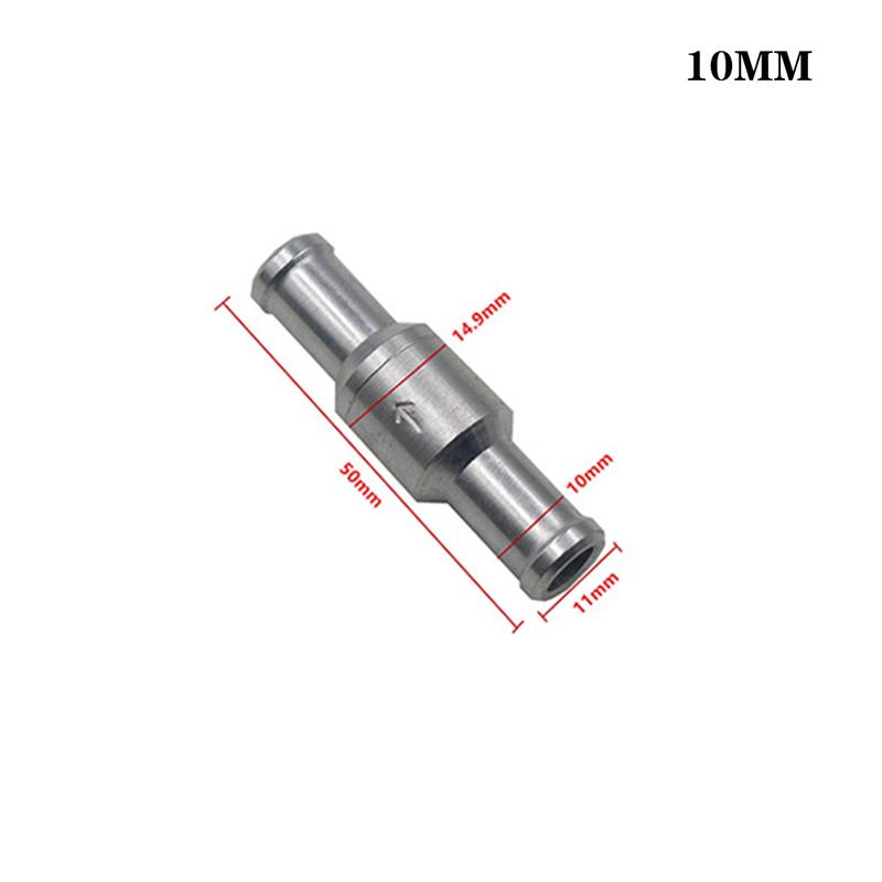 1pcs 6/8/10/12mm Aluminium Alloy One Way Fuel Non Return Check Valve Petrol Diesel for Car Automobile Helicopter Ship Motorcycle