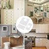 Cupboard Door Kitchen Hinge Repair Kit Plate Fixing Screws Cabinet Durable Tool