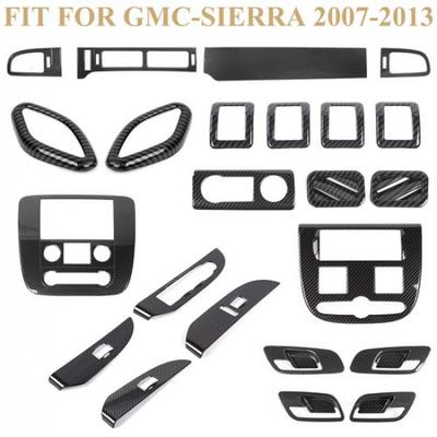 Carbon Fiber Interior Console Cover Trim For Chevy Suburban Tahoe Avalanche07-13