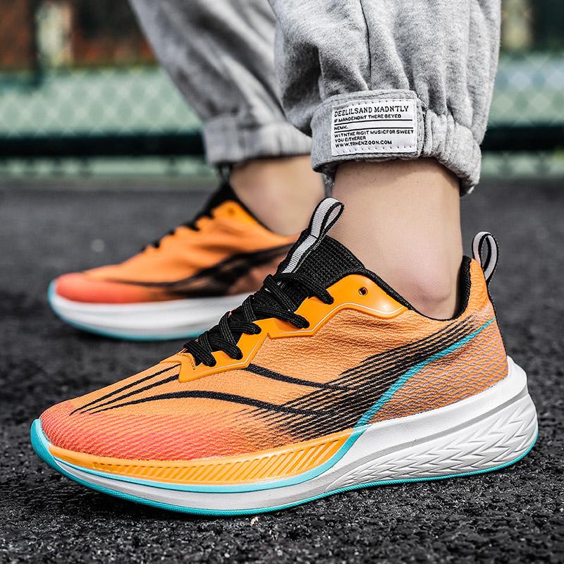 YRZL Men's Casual Running Sports Shoes Lightweight Breathable Fashion Mesh Sneakers Man Non Slip Running Shoes for Men Sneakers