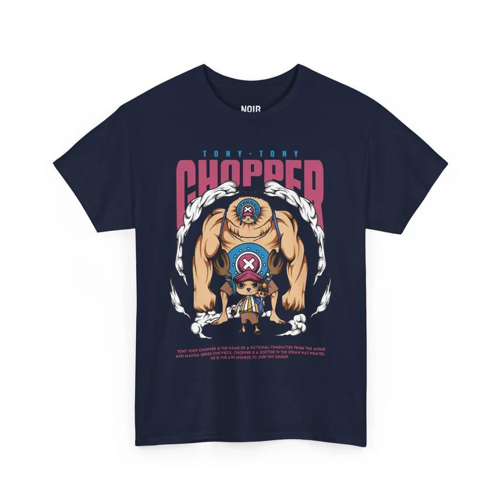 One Piece Tony Tony Chopper Pure Cotton Tshirt Men and Women Anime Style Fashion Comfortable Casual Short Sleeved Tshirt