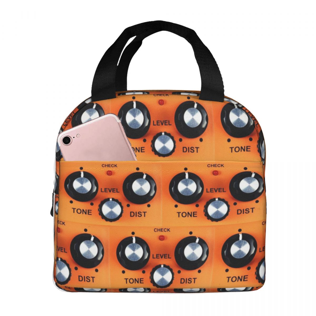Boss DS-1 Distortion Insulated Lunch Bag for Women Kids Portable Food Boxes Thermal Lunch Box Tote One Size
