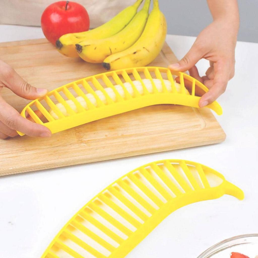1pc Banana Splitter Fruit Platter Fruit Salad Banana Slice Slicer