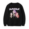 New Fashion KPop Demon Hunters Cartoon Round Neck Sweater Men/Women Harajuku Hoodie Streetwear Sweatshirts Fashion Tops Casual Teenager Clothes