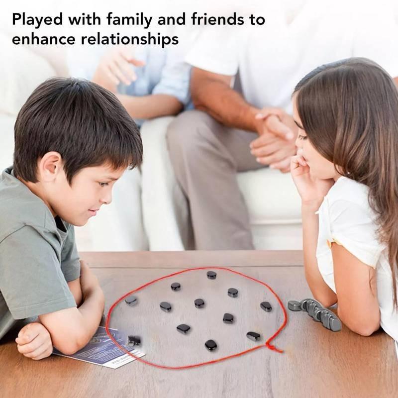Fesselndes magnetisches Schachspiel Kognitives Training Schreibtischspielzeug für Kinder Familie
