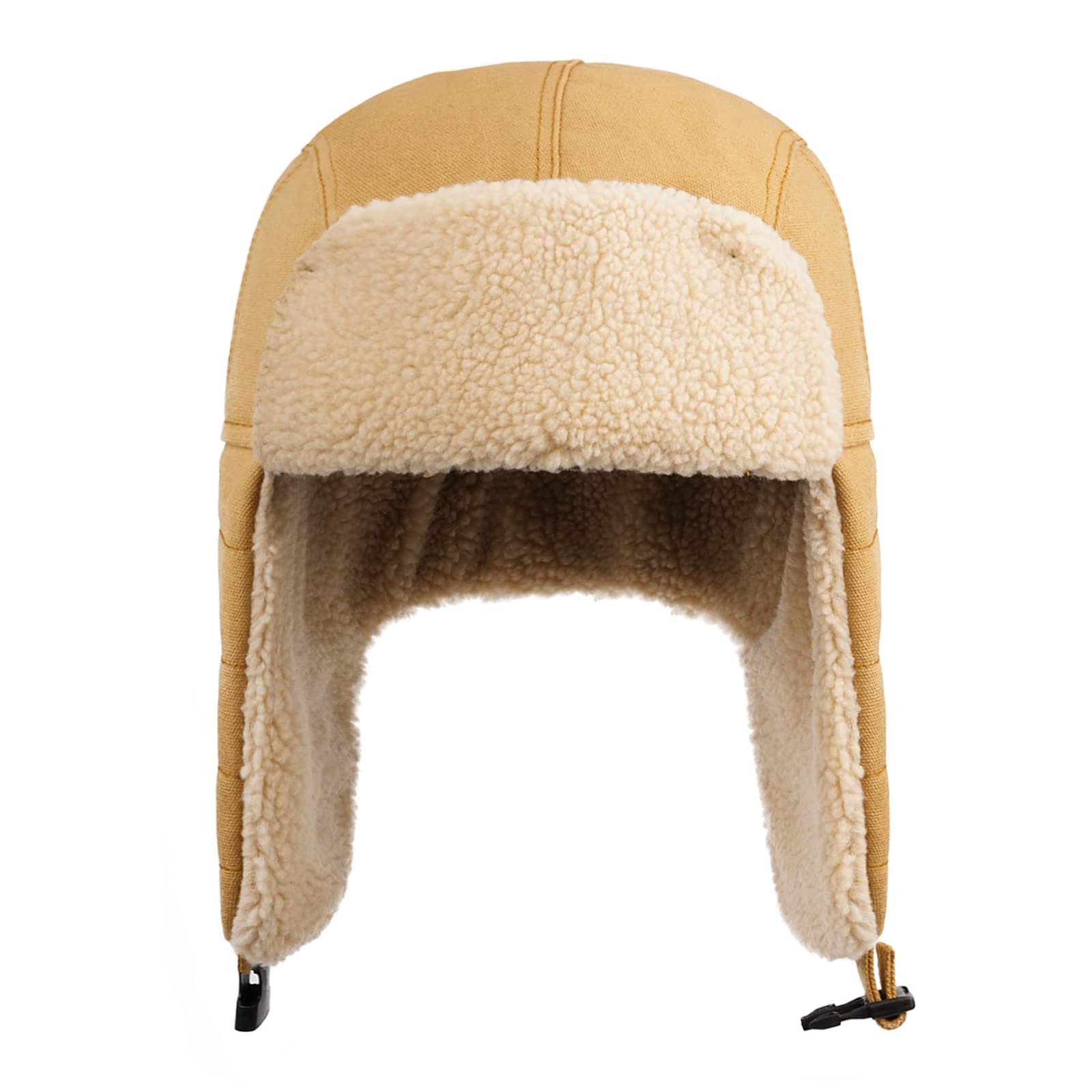 

Croogo Шапка-пилот с ушанками, русская казачья шапка с мехом, идеально подходит для и уборки снега, мужская шапка, уши, подкладка, зима, катание на лыжах, поездки на работу,