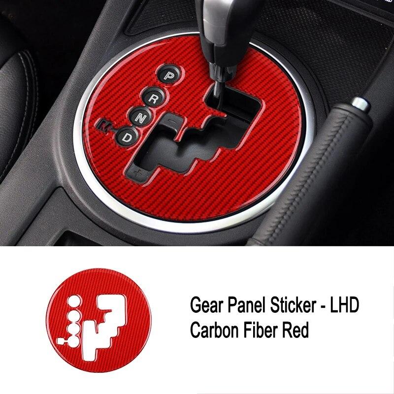 Carbon Fiber For Mazda Mx-5 Miata Nc 2009-2015 Car Transmission Shift Panel Sticker Performance Trim Decals Interior Accessories