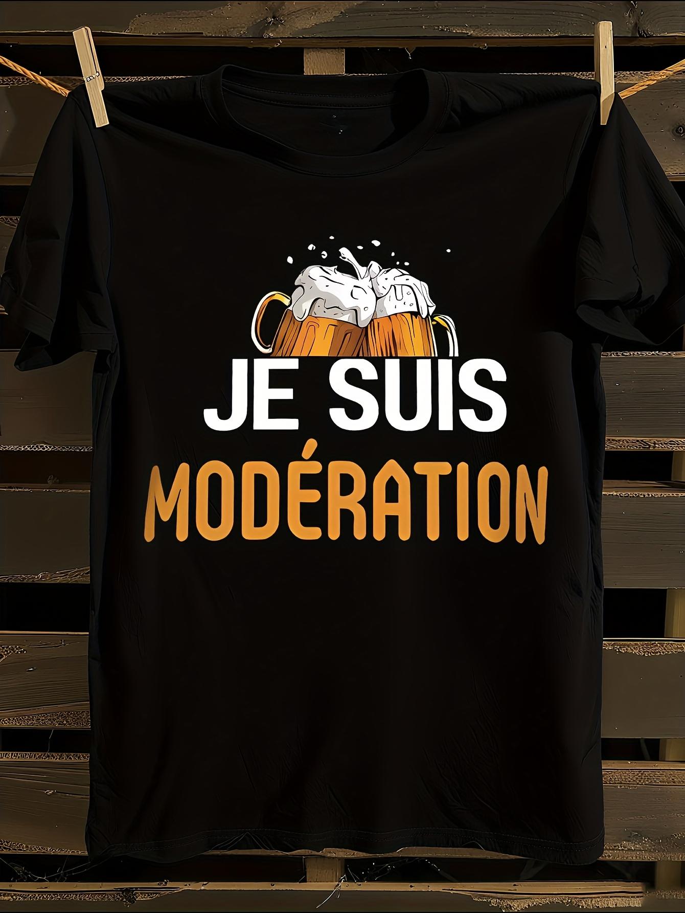 Funny French Beer Tshirt L