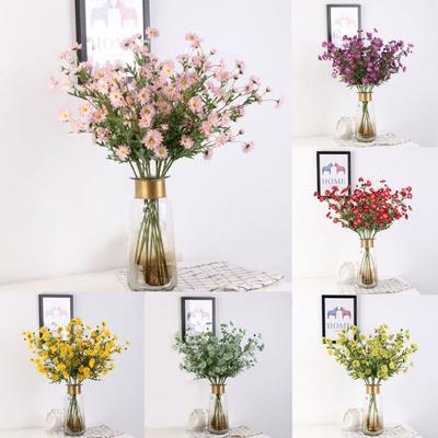 1 Stück künstliche kleine Gänseblümchen-Fälschungsblumenblätter für Zuhause, Hochzeit, Café, Dekoration
