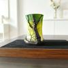 Glowing Night Light Forest Tree Silhouette Desk Lamp Candle Holder Table Lamp  Halloween