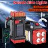 Multifunctional LED Solar Camping Light, Bright Portable Rechargeable Flashlight, Suitable For Outdoor Hiking Camping