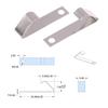 5/10Pcs Metal 9V Battery Spring Contact Bc-5232-Ni Aa Battery Negative Piece Accessories