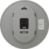 RHYTHM Wall Continuous Second x Office Clock, Radio-Controlled, Silent, Hand, Silver, 36 4.5cm, Supplies, Citizen, 8MYA39-019