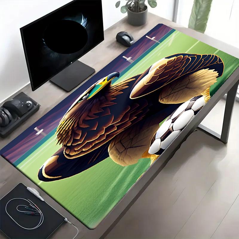 Go Ahead Eagles Print Mouse Pad, Anti‑Slip Desktop keyboard Mat, for PC Laptop Gaming Working Daily Use, Cool Festival Surprise Gift