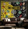 Onepunch Man Wandteppich Ästhetisches Wandbehang Gedruckter Stoffdecke Dekorative Wandteppiche Für Schlafzimmer Wohnzimmer Heimdekoration