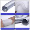 Transparent PVC Tube for Dust Suction, Vacuum Fume Exhaust Hose, Blue and Gray Air Tube Inside Diameter 25-100mm *1000mm,1 Meter