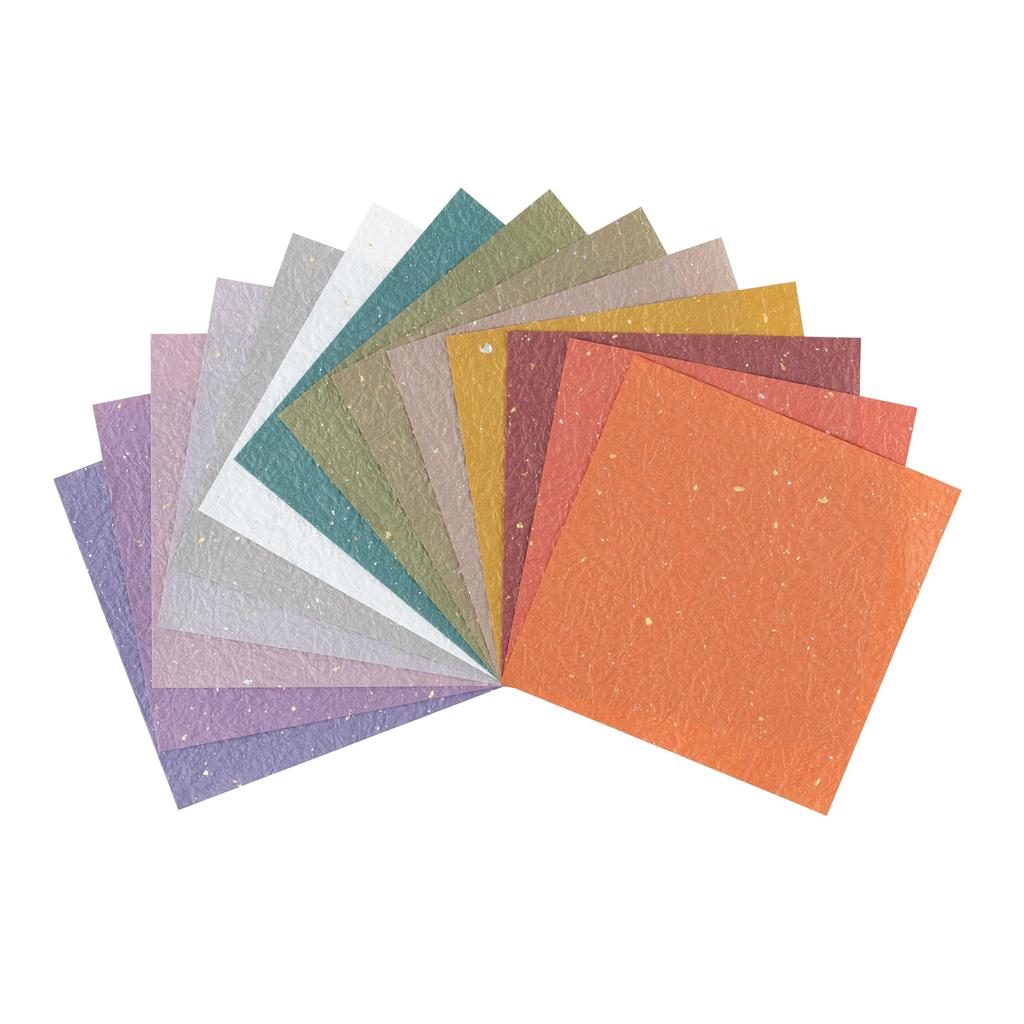Washi Kawasumi Japanese Crumpled Washi Gold and Silver 15 x 15 15 15 Sheets Colors, Paper, Sprinkles, cm, Colors,