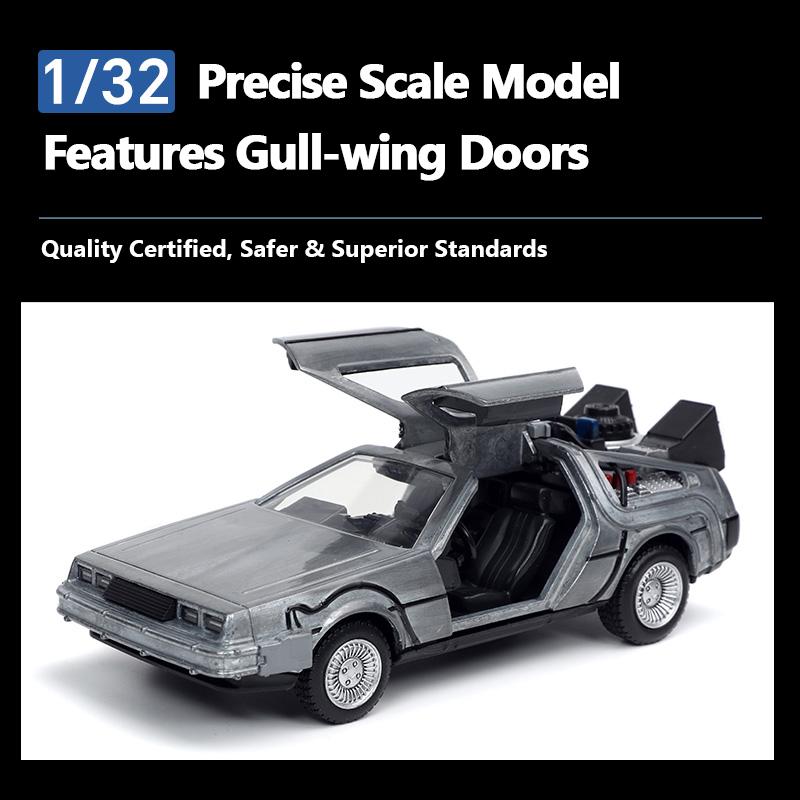 JADA 1:32 Diecast Model Car Collection Time Machine Back To The Future-1 JD32185