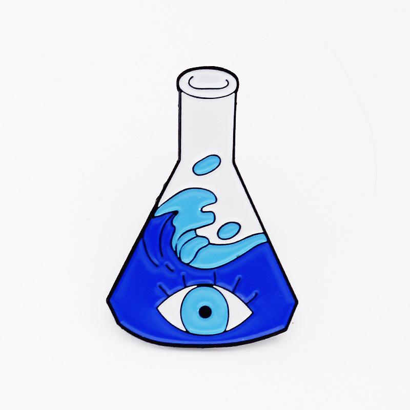 Creative Science Experiment Brooch: Microscope, Beakers, Droppers Combo
