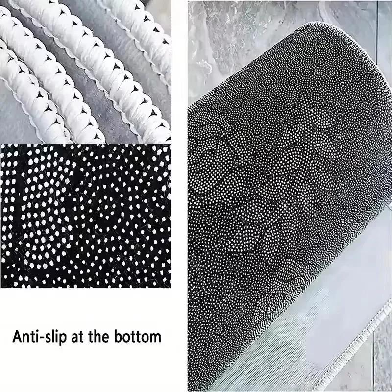 Welcome Door Mat Machine Washable Flannel Backing Non Slip Entry Rug for Front Door Garden Kitchen Bedroom Decor Carpet