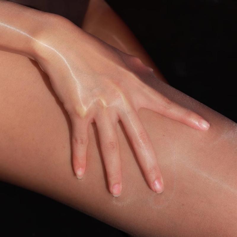 

1D Ультратонкі Прозорі Колготки з Ластівкою на Кнопках Жіночі Сексуальні Маслянисті Шовковисті На дотик Колготки Клубний Одяг для Танцю на Пілоні Closed Crotch