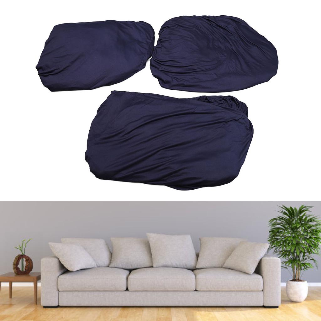 Sofa Cover Prevent Slip Wrable Plain Color Full Wrap Stretch Couch Protector for Home